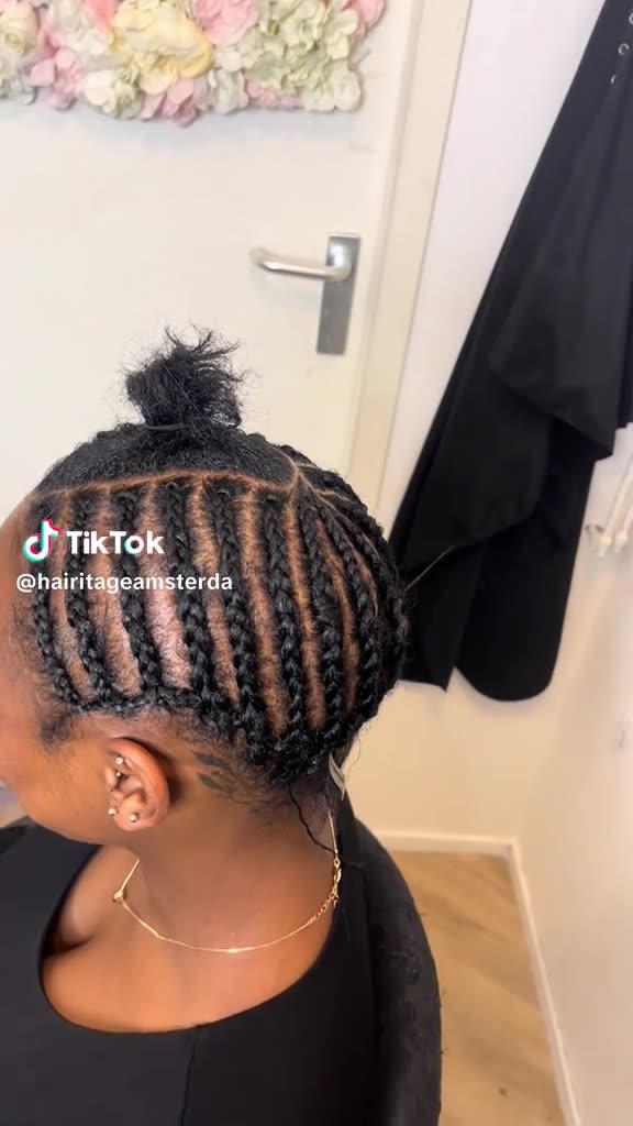 Cornrows for Under Wig, Hairitage Amsterdam